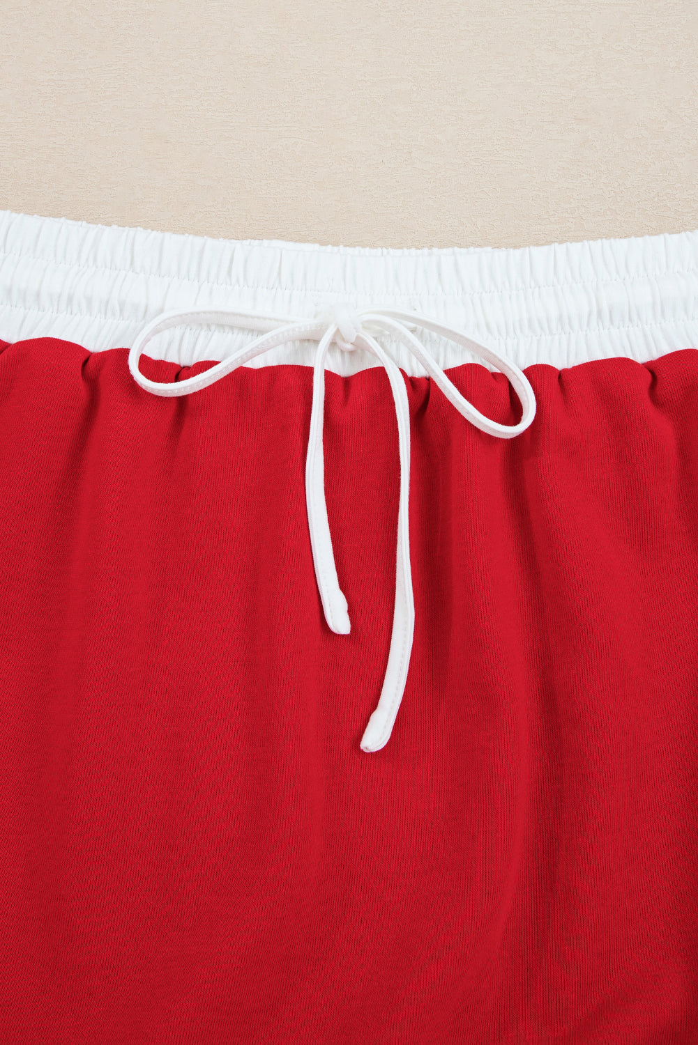 Black Varsity Stripe Detail Drop Shoulder Pullover Mini Skirt Set