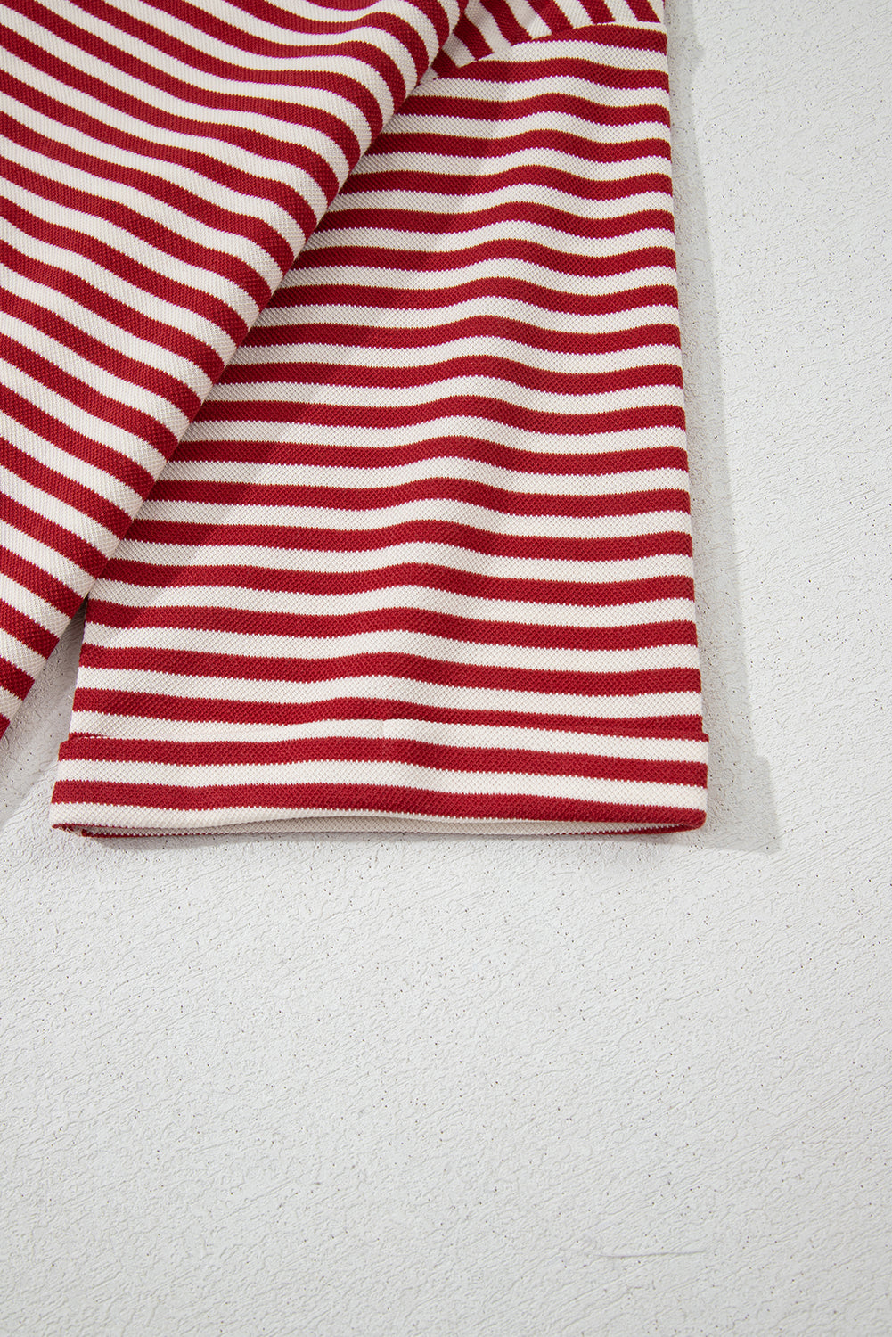 Black Stripe Bowknot Backless T-Shirt
