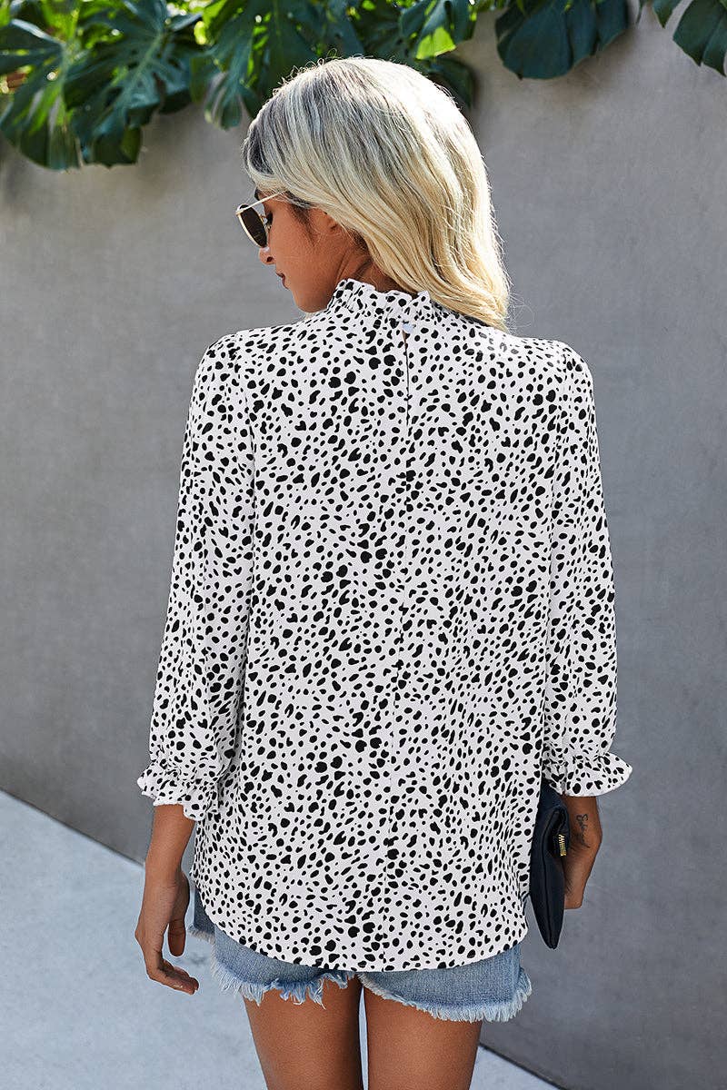 Savannah Ruffle-Neck Top