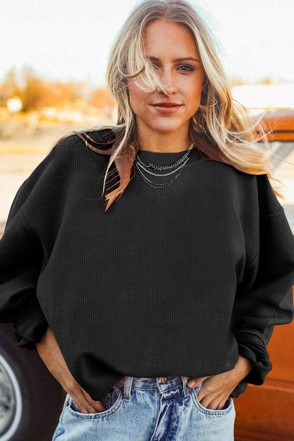 Chic Relaxed Fit Sweatshirt