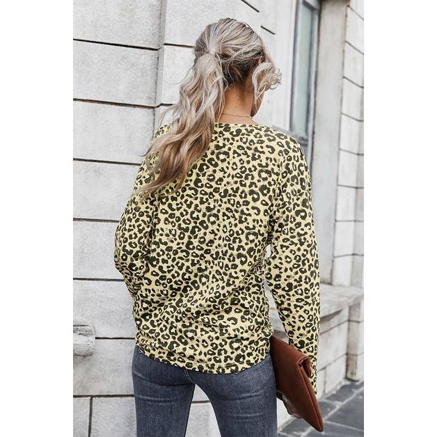 Spot On! Button V-Neck