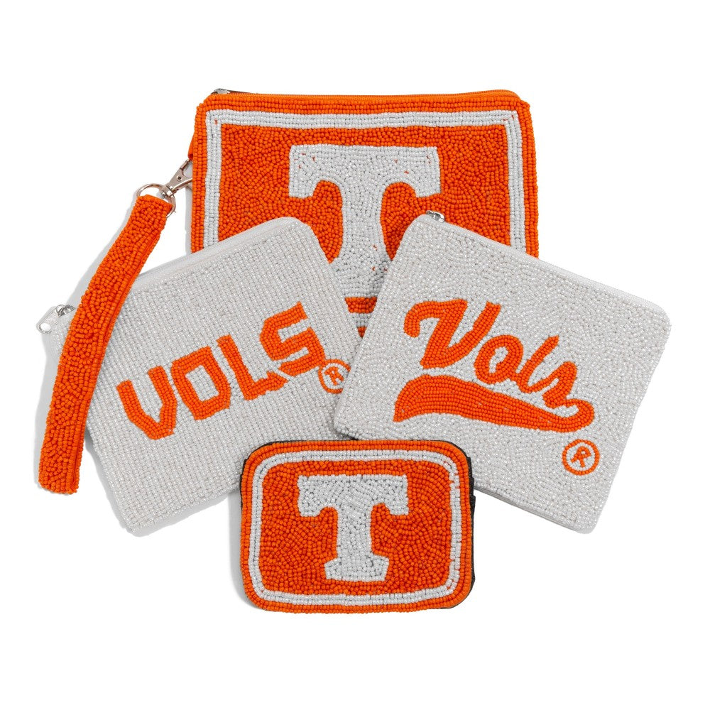 Vols Beaded Pouch