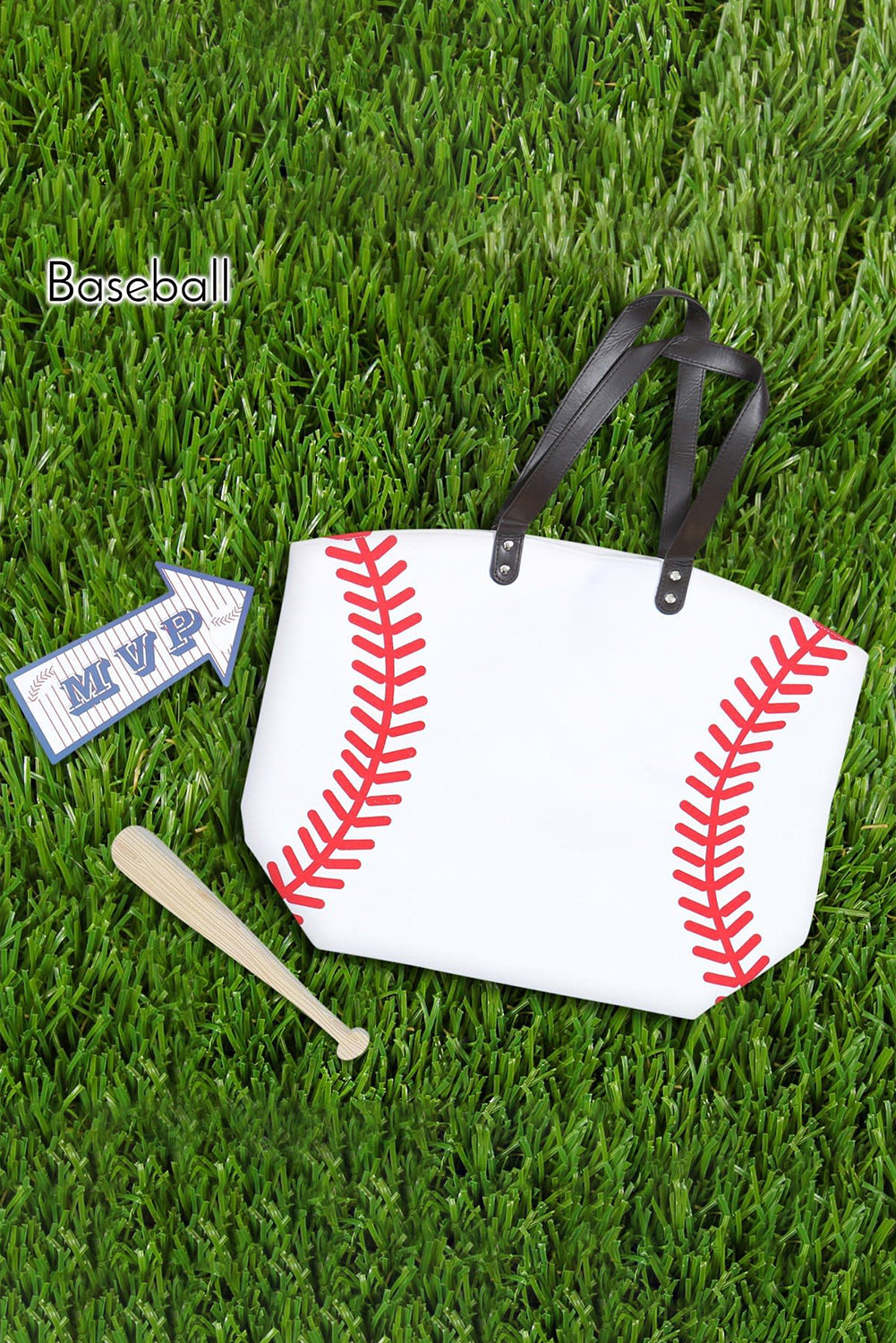 Chestnut Foootball Pattern Canvas Large Tote Bag