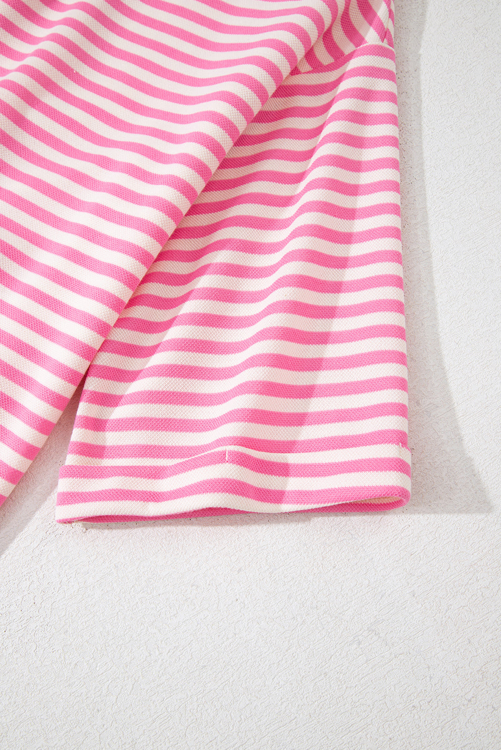 Black Stripe Bowknot Backless T-Shirt