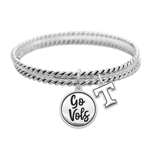 "Go Vols" Triple Bangle