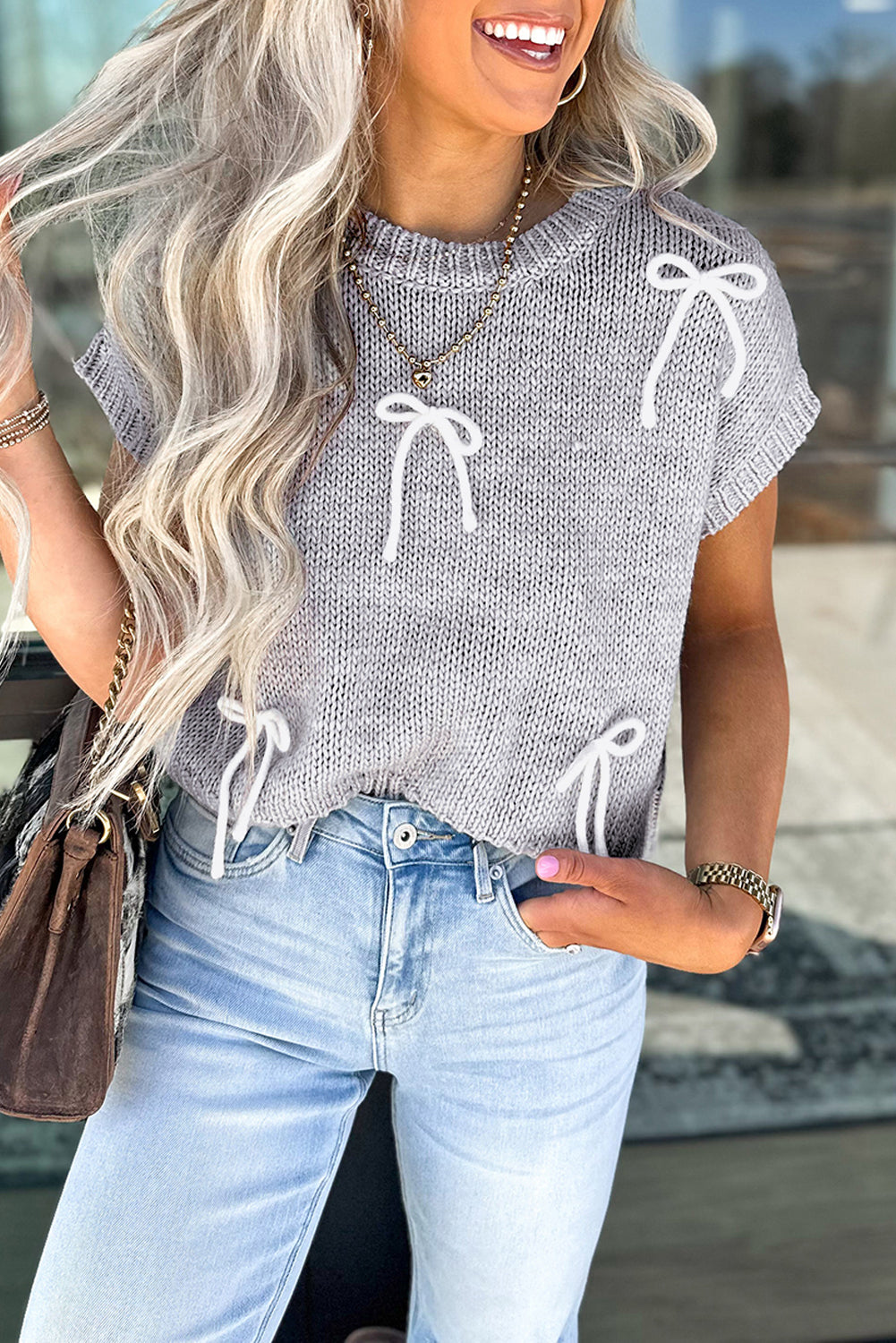 Bowknot Bliss Sweater