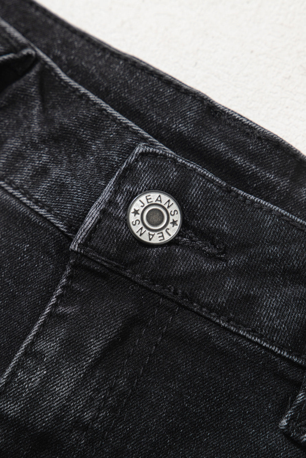 Sail Blue Wide Leg Pocketed High Waist Jeans