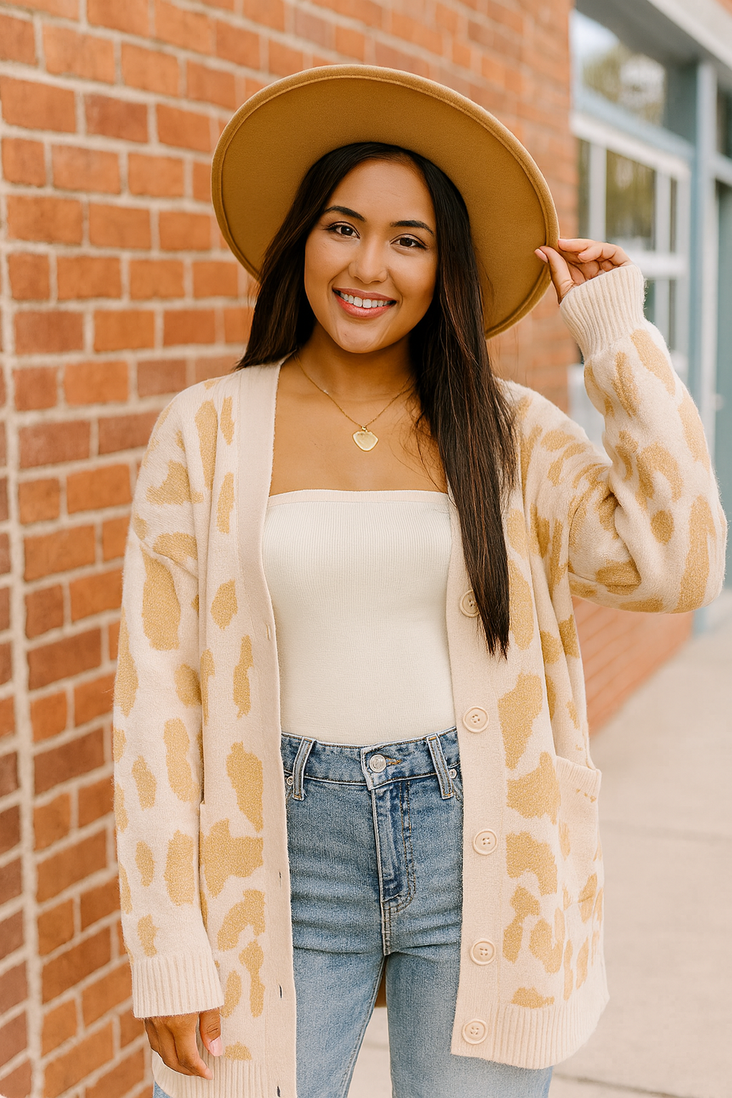 Golden Dusk Leopard Cardigan