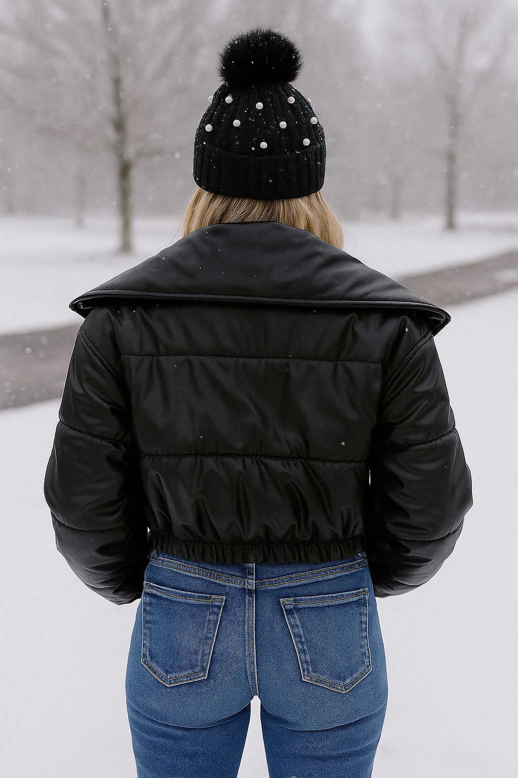 Kozy and Chic Faux Leather Jacket