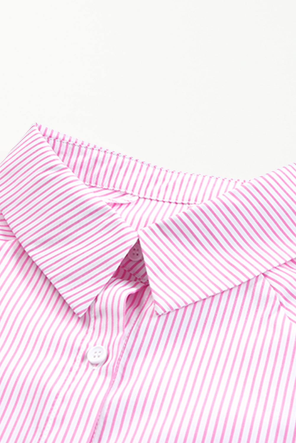 Grass Green Striped Pocket Button Up Shirt