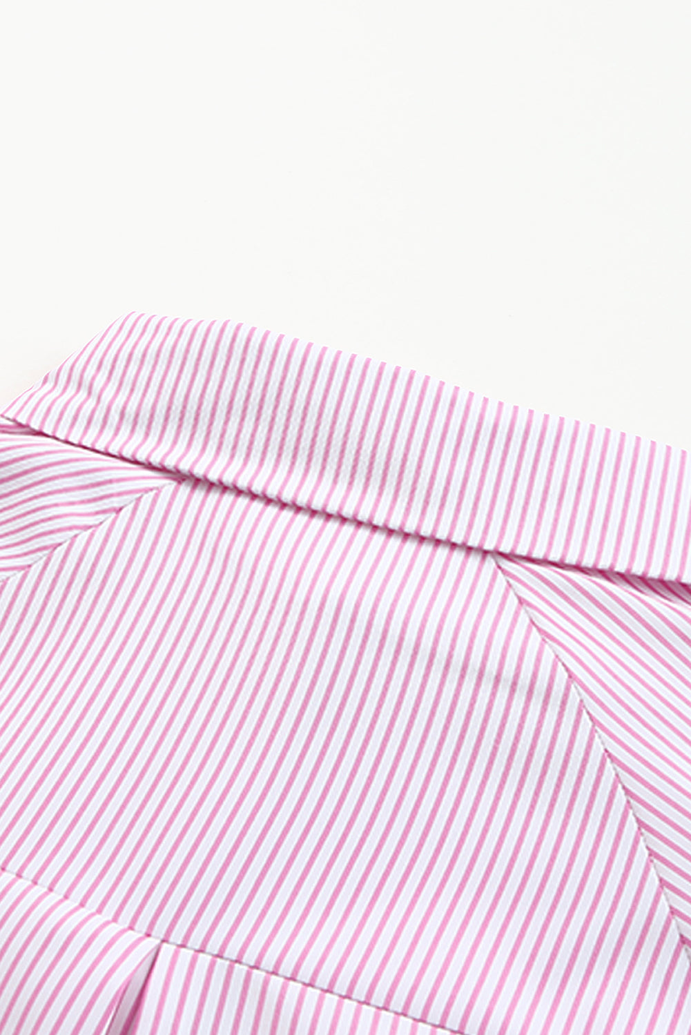 Grass Green Striped Pocket Button Up Shirt
