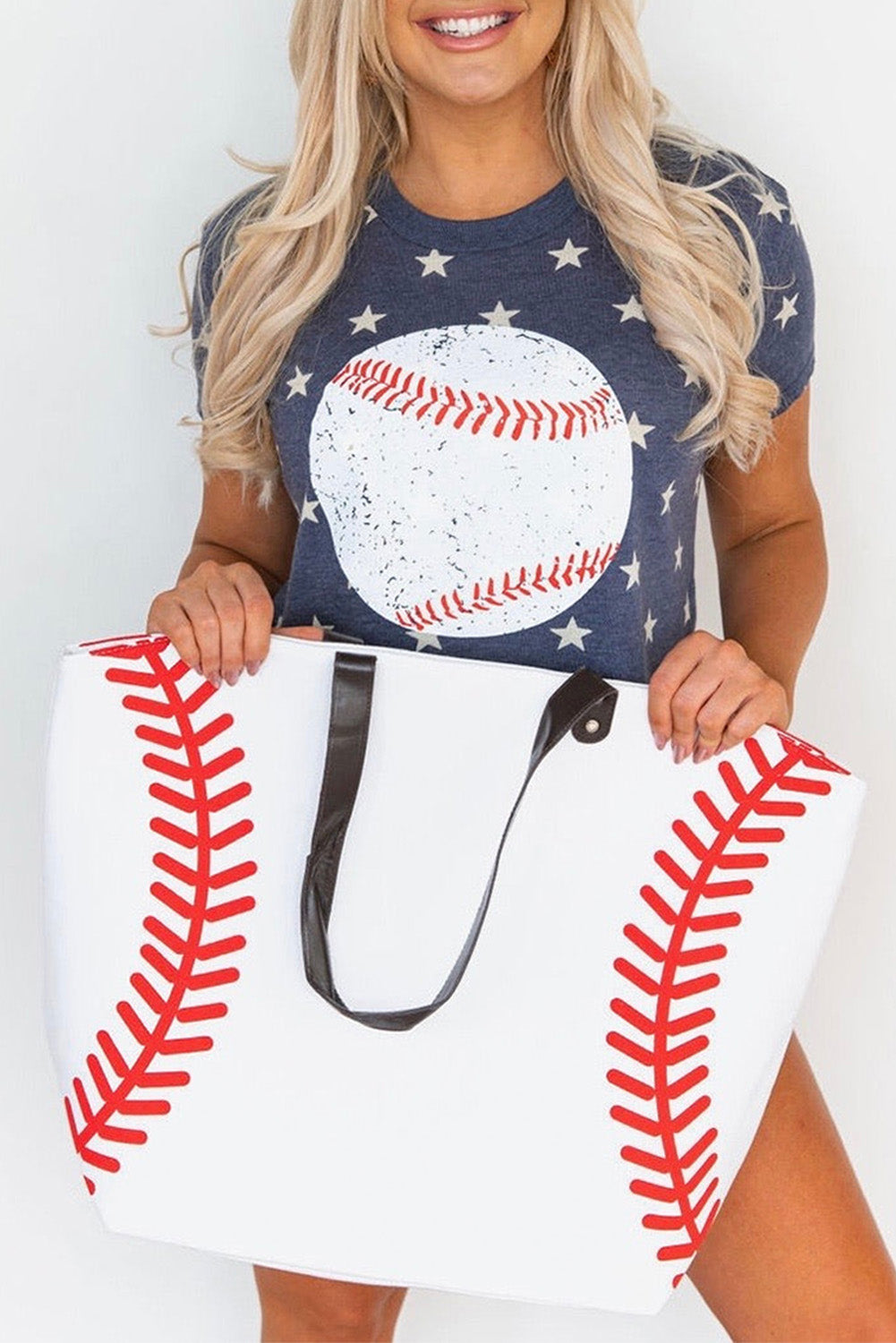 Chestnut Foootball Pattern Canvas Large Tote Bag