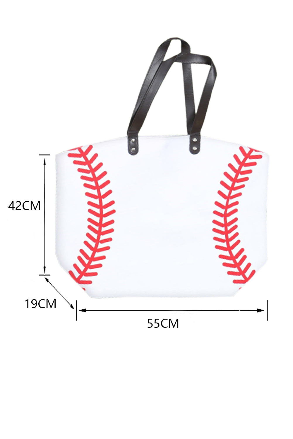 Chestnut Foootball Pattern Canvas Large Tote Bag